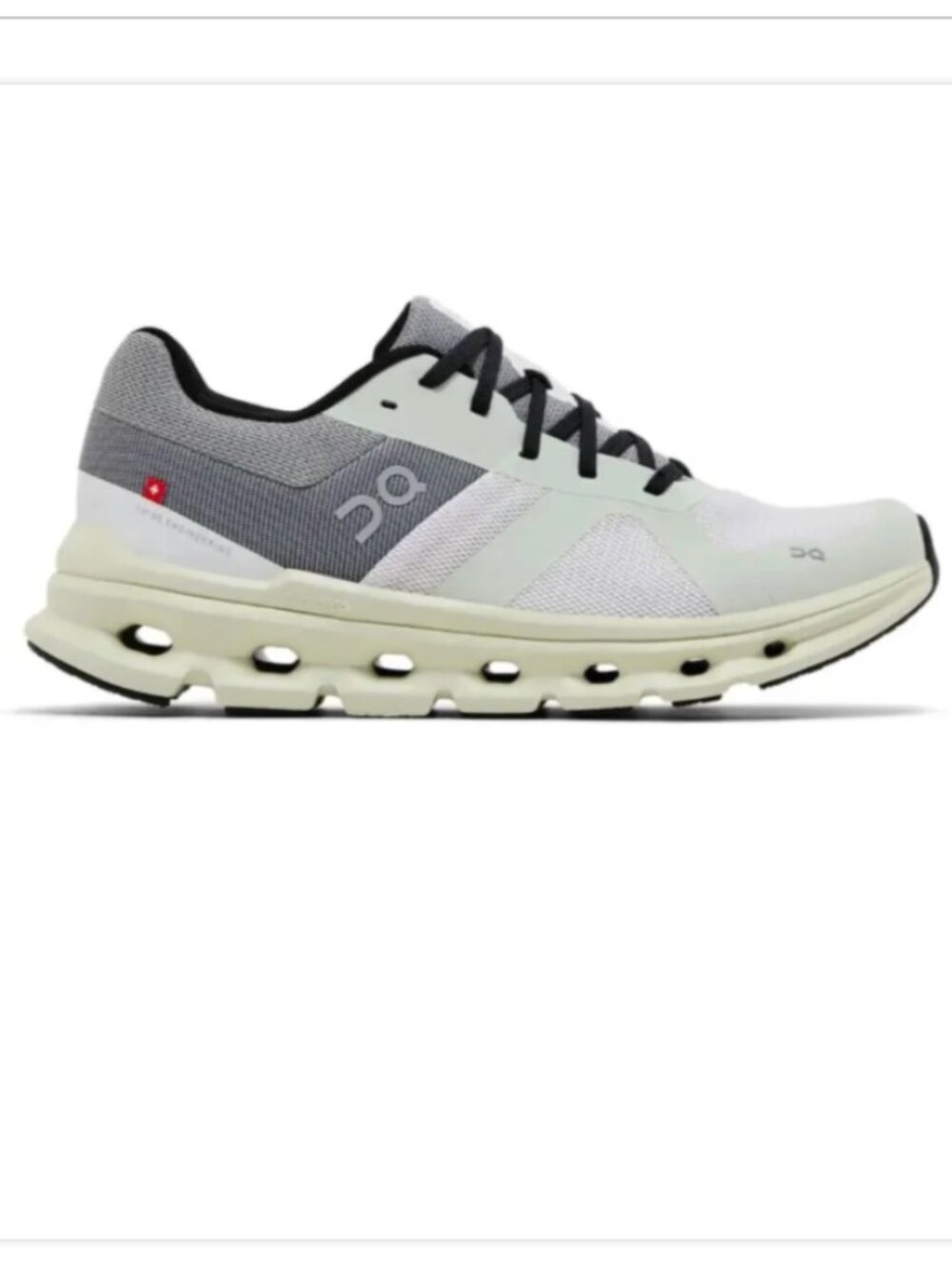 On Cloud Women's Cloudrunner Shoes Size 8 Frost Aloe Cloudtec Running Walking